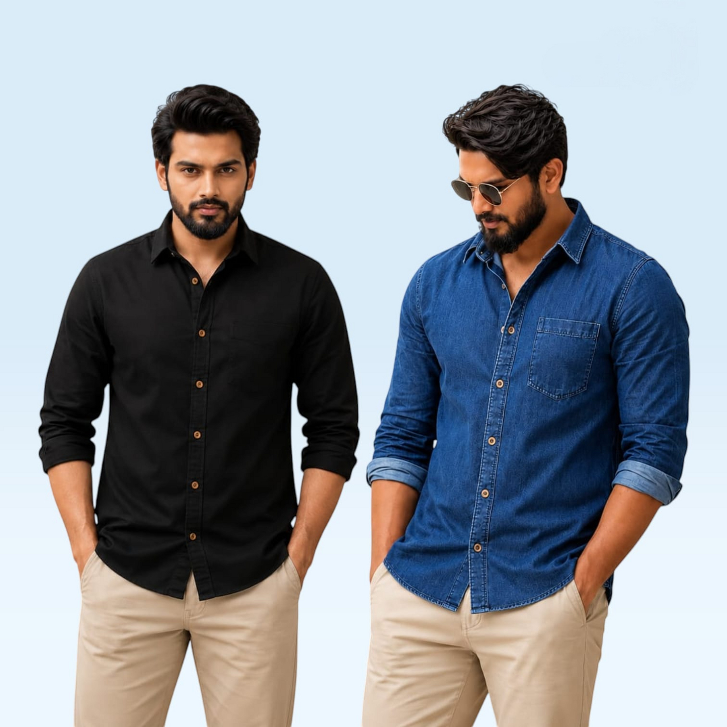 Soft Denim Summer Shirt