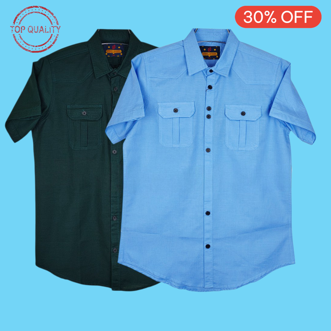2 Pocket Half Sleeve Shirt