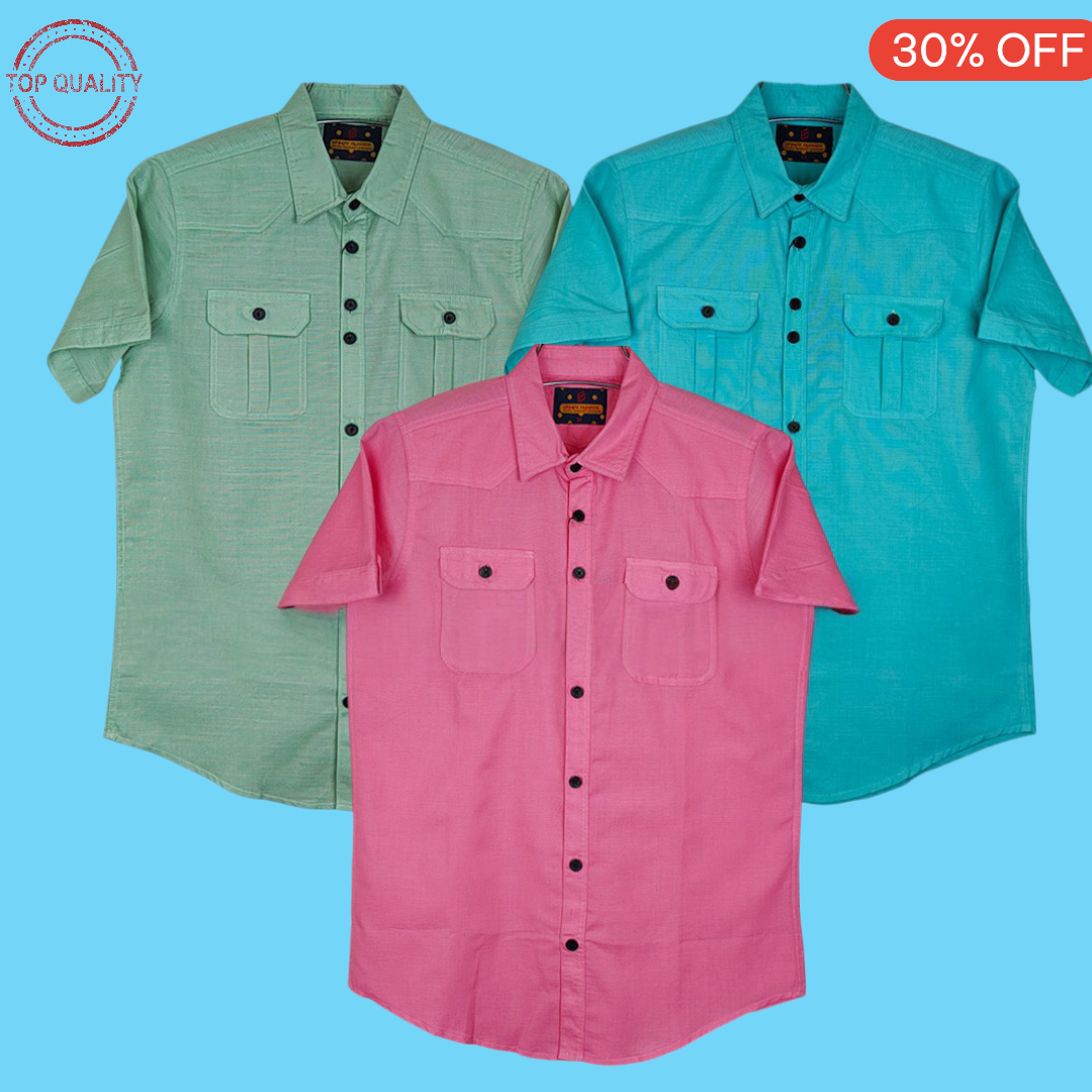 2 Pocket Half Sleeve Shirt