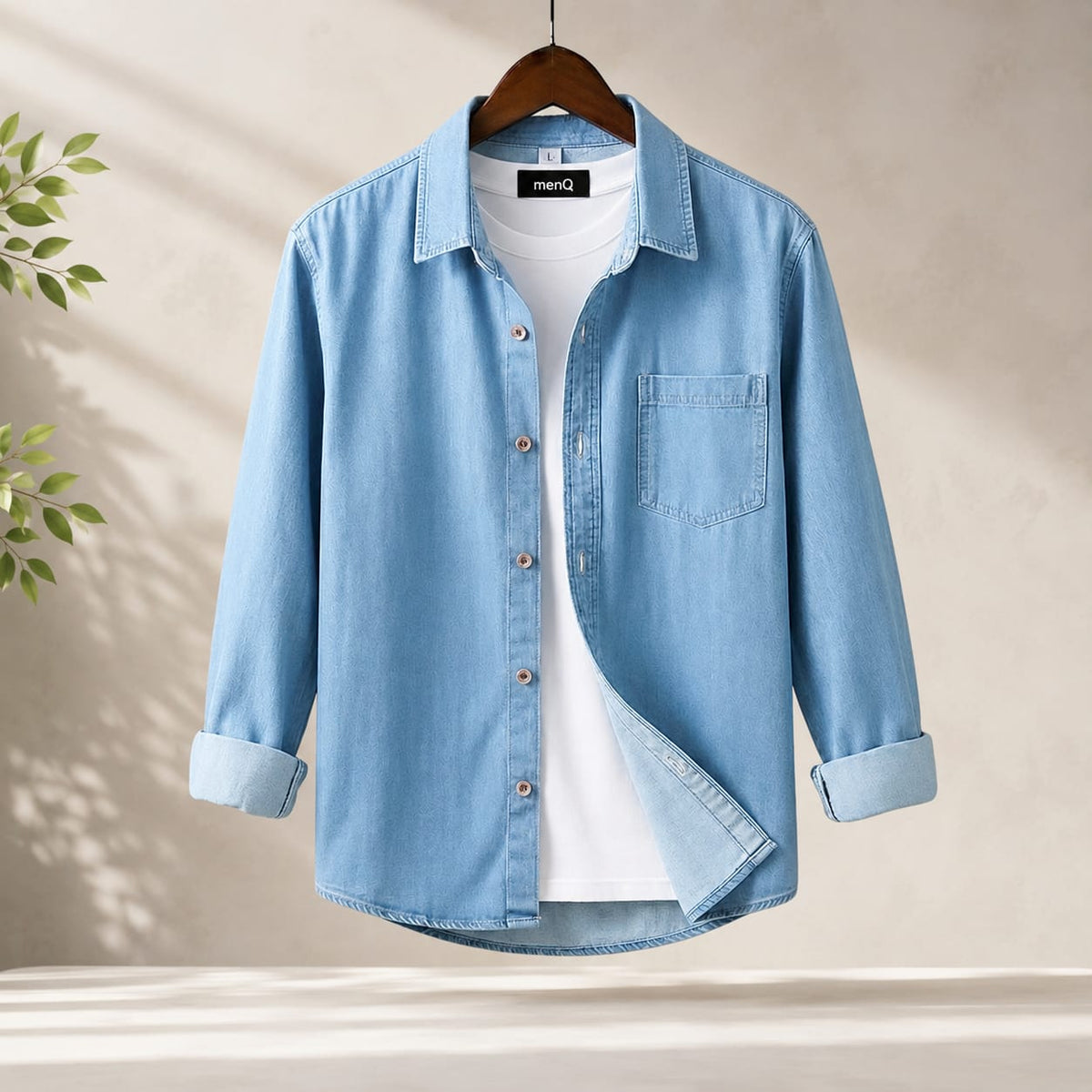 SoftWash Summer Denim Shirt