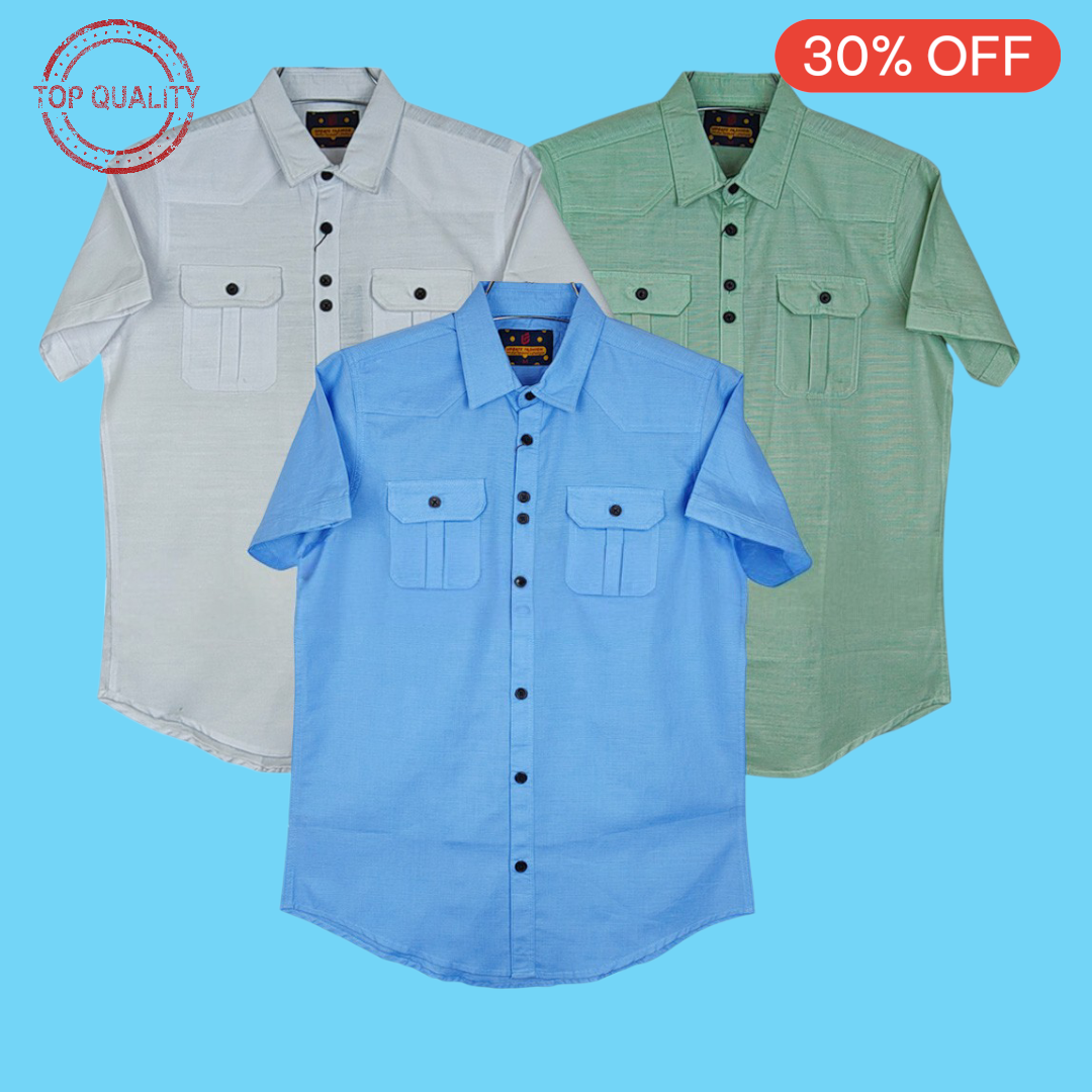 2 Pocket Half Sleeve Shirt