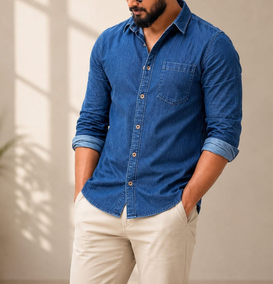 Soft Denim Summer Shirt