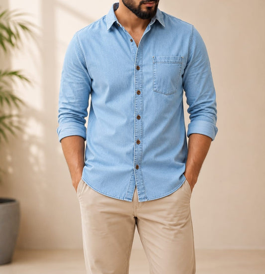 Soft Denim Summer Shirt