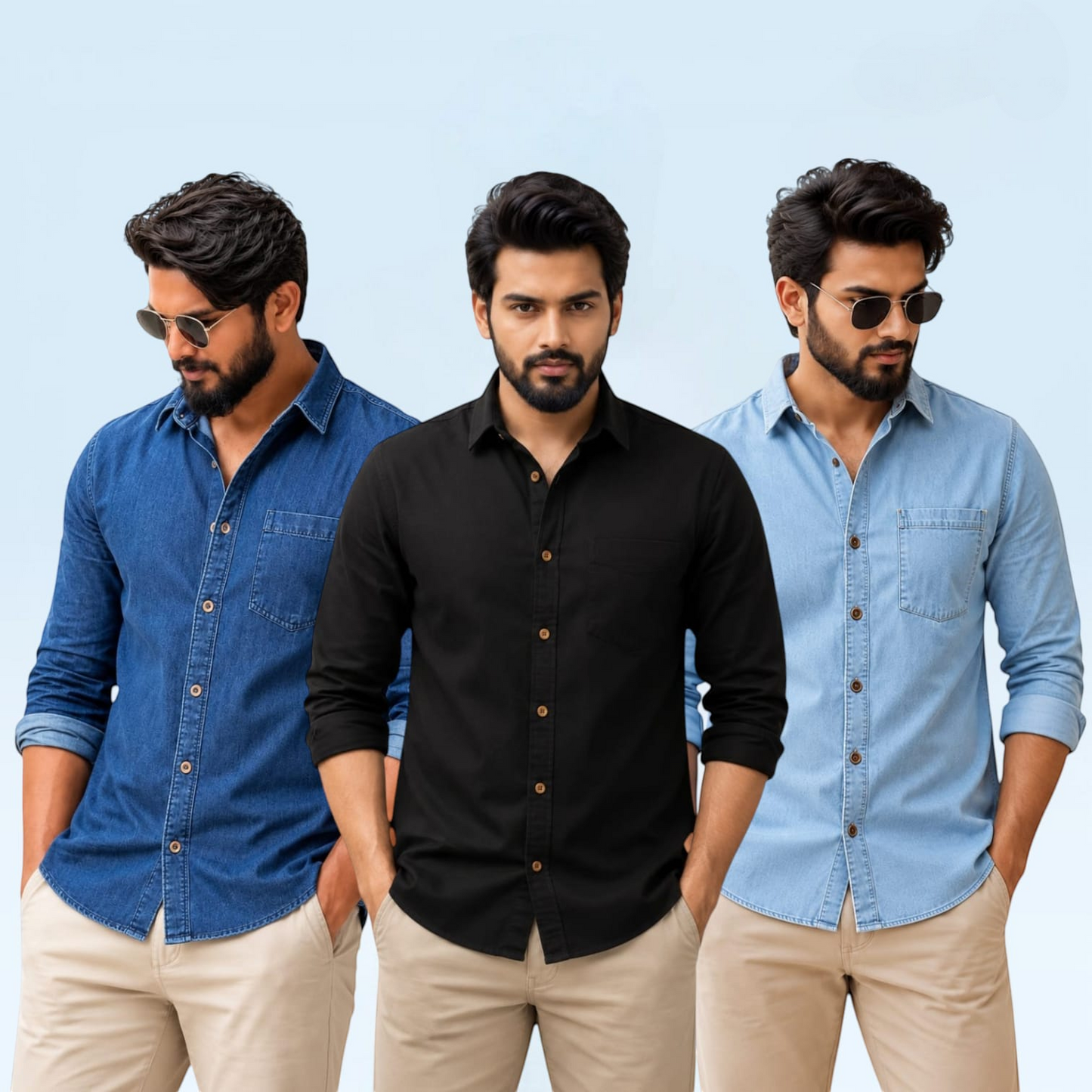 Soft Denim Summer Shirt