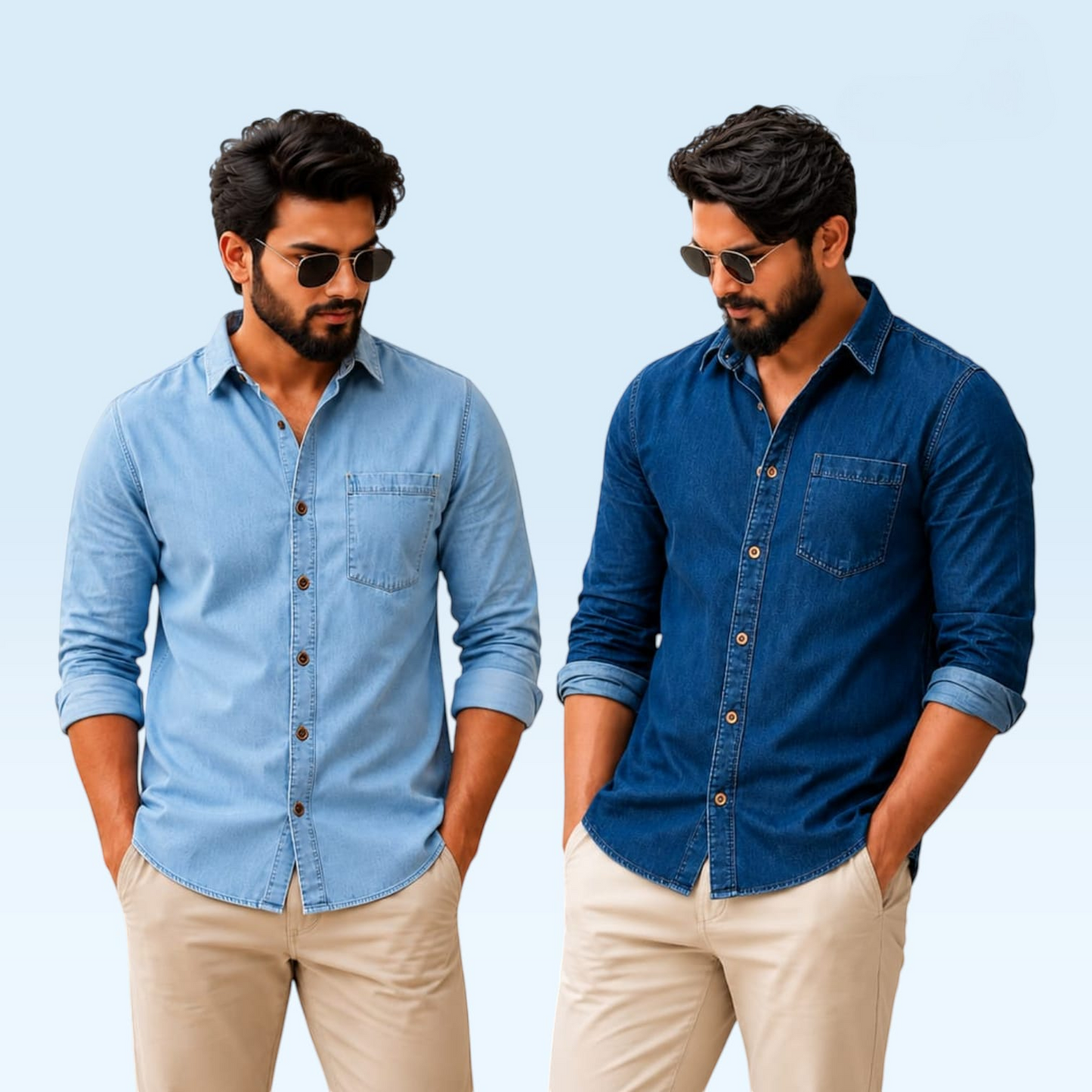 Soft Denim Summer Shirt