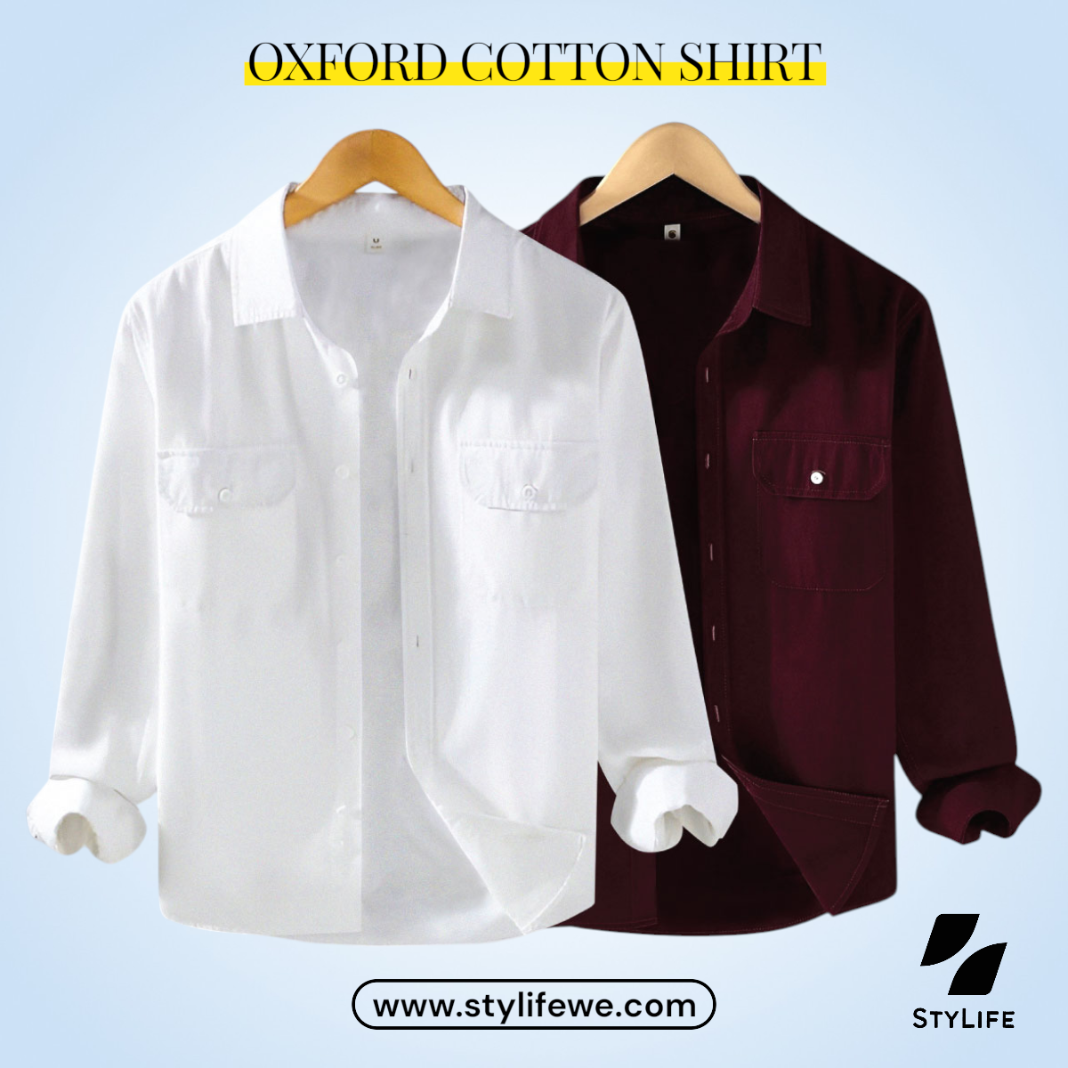 Oxford Cotton Full Sleeve Shirt