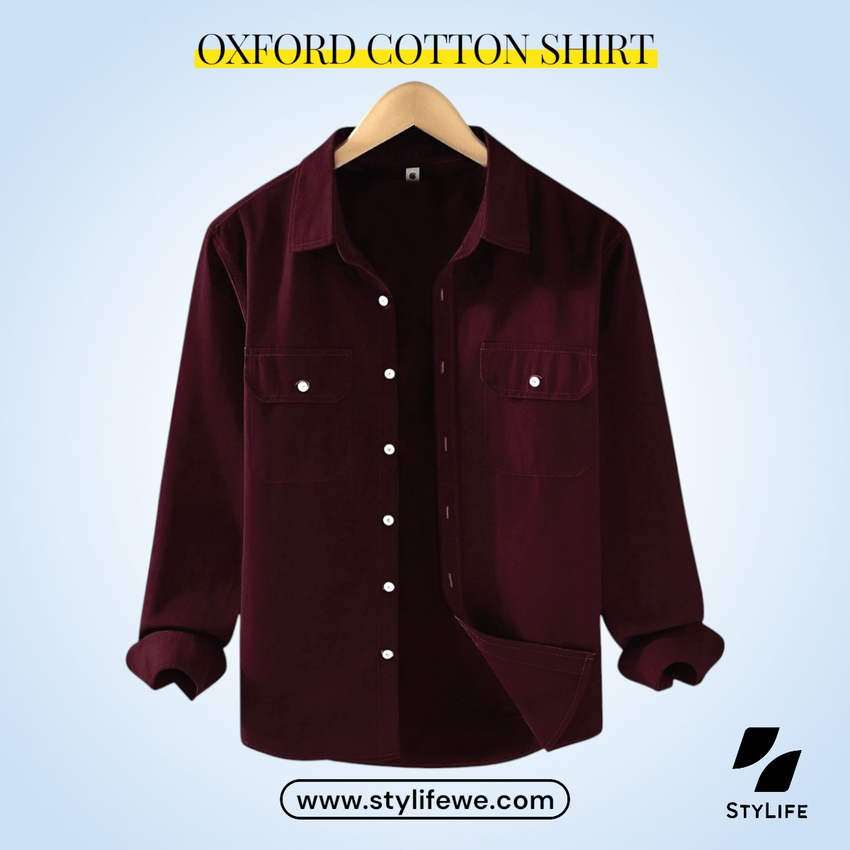 Oxford Cotton Full Sleeve Shirt