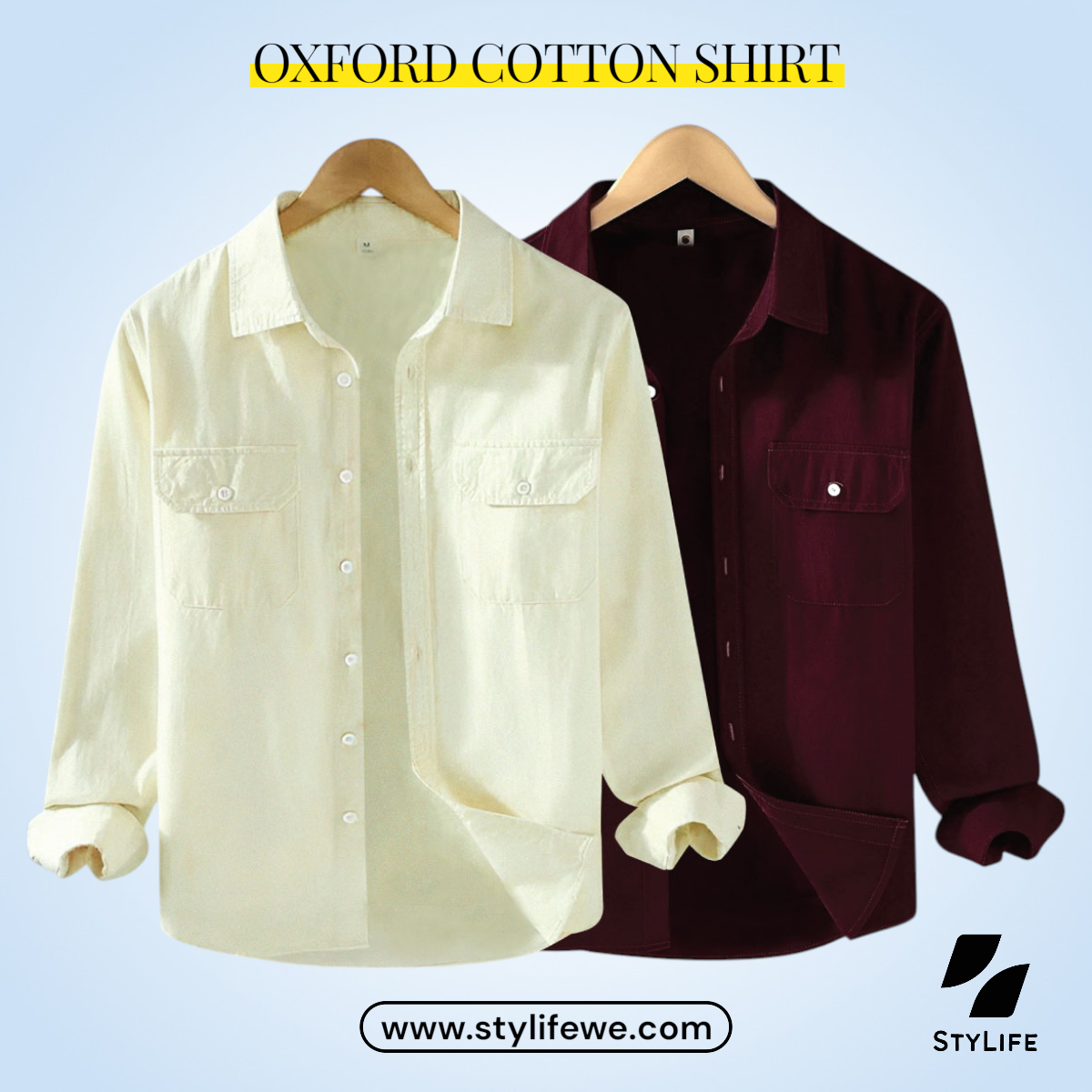 Oxford Cotton Full Sleeve Shirt