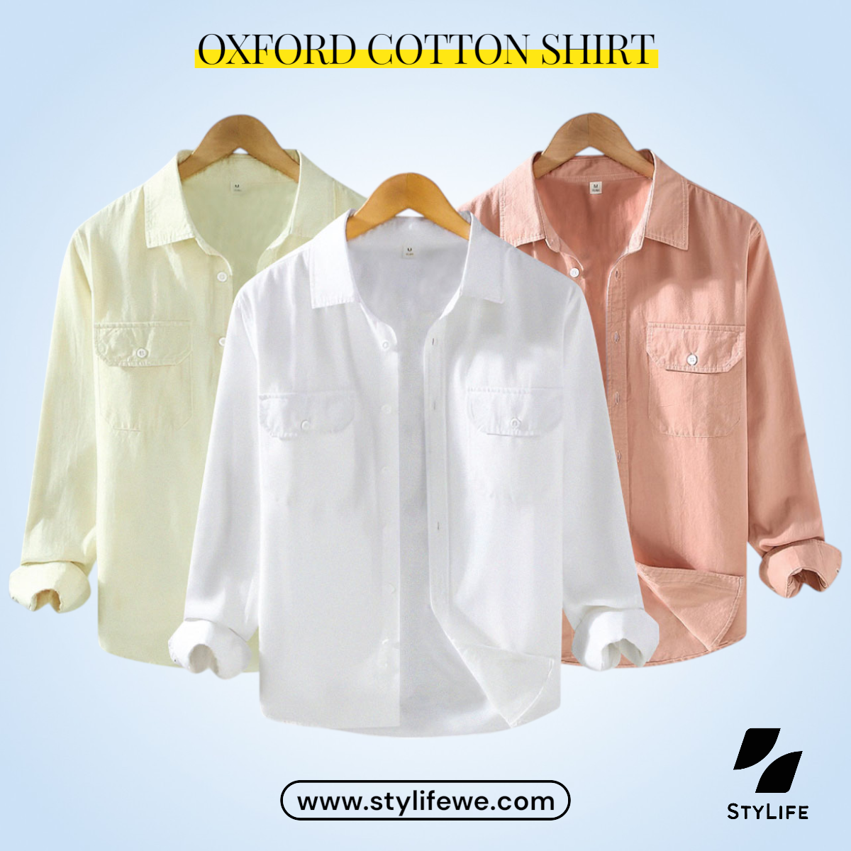 Oxford Cotton Full Sleeve Shirt