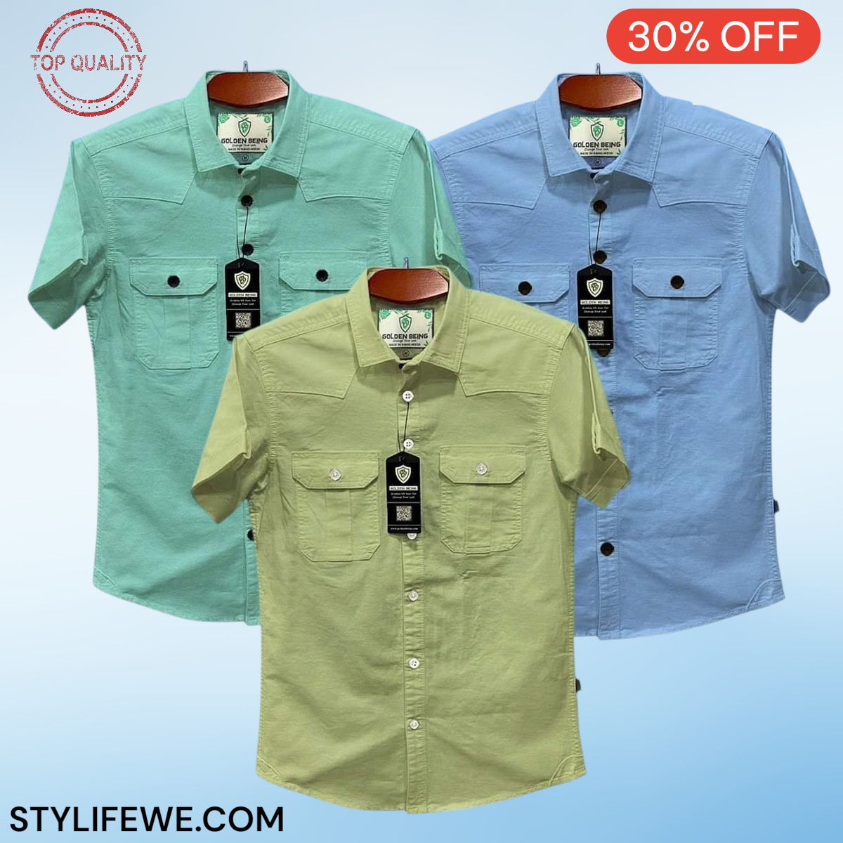 2 Pocket Half Sleeve Shirt