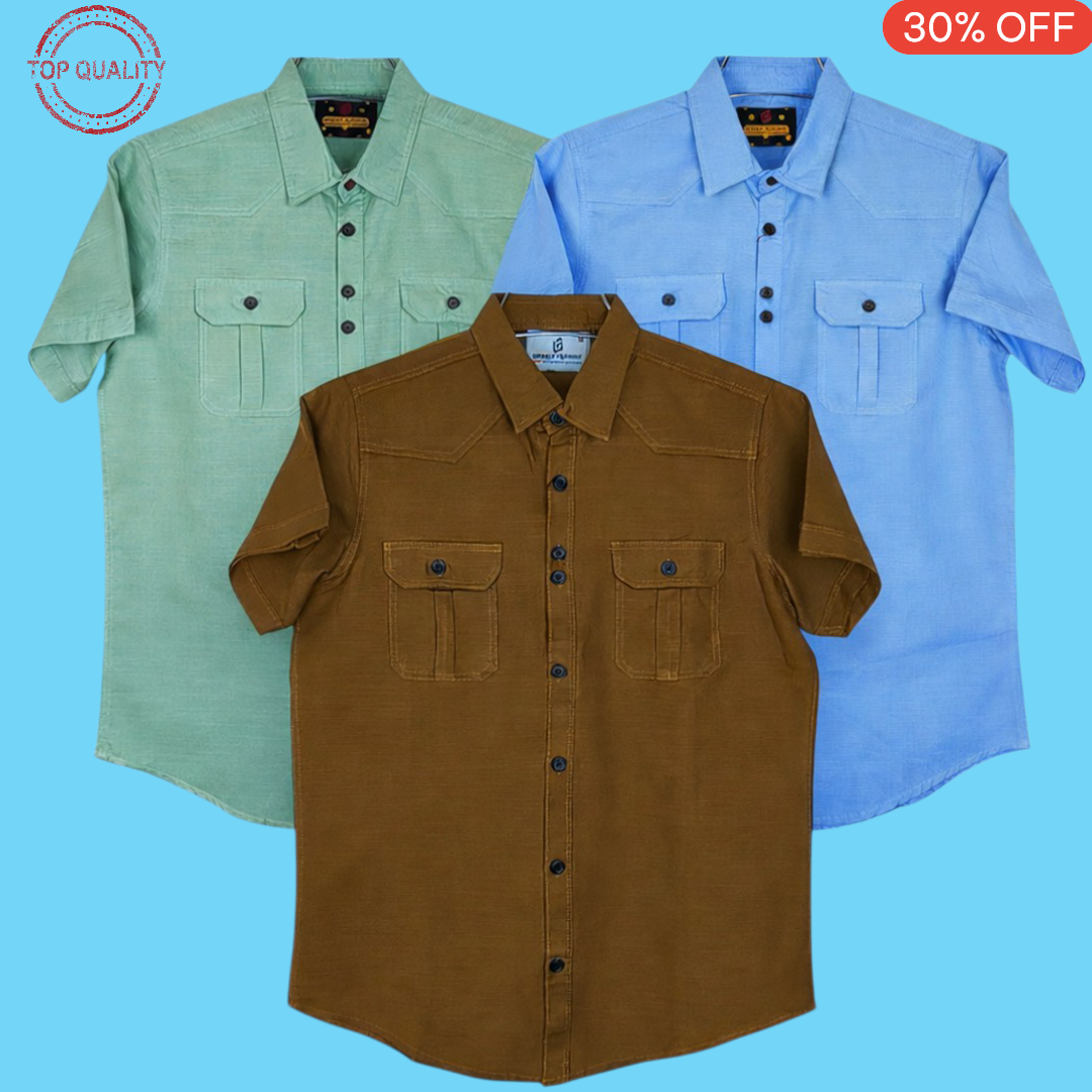 2 Pocket Half Sleeve Shirt