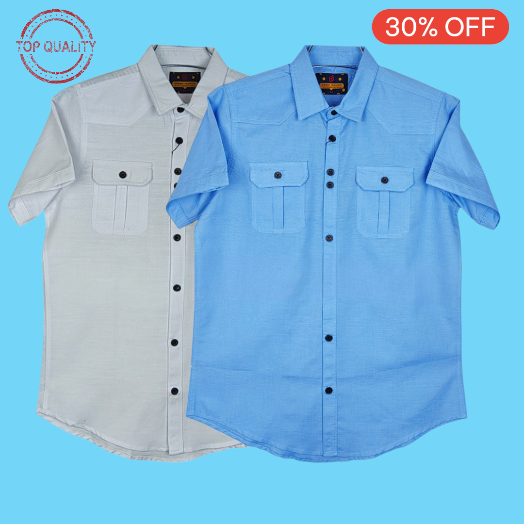 2 Pocket Half Sleeve Shirt