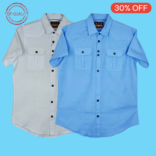2 Pocket Half Sleeve Shirt
