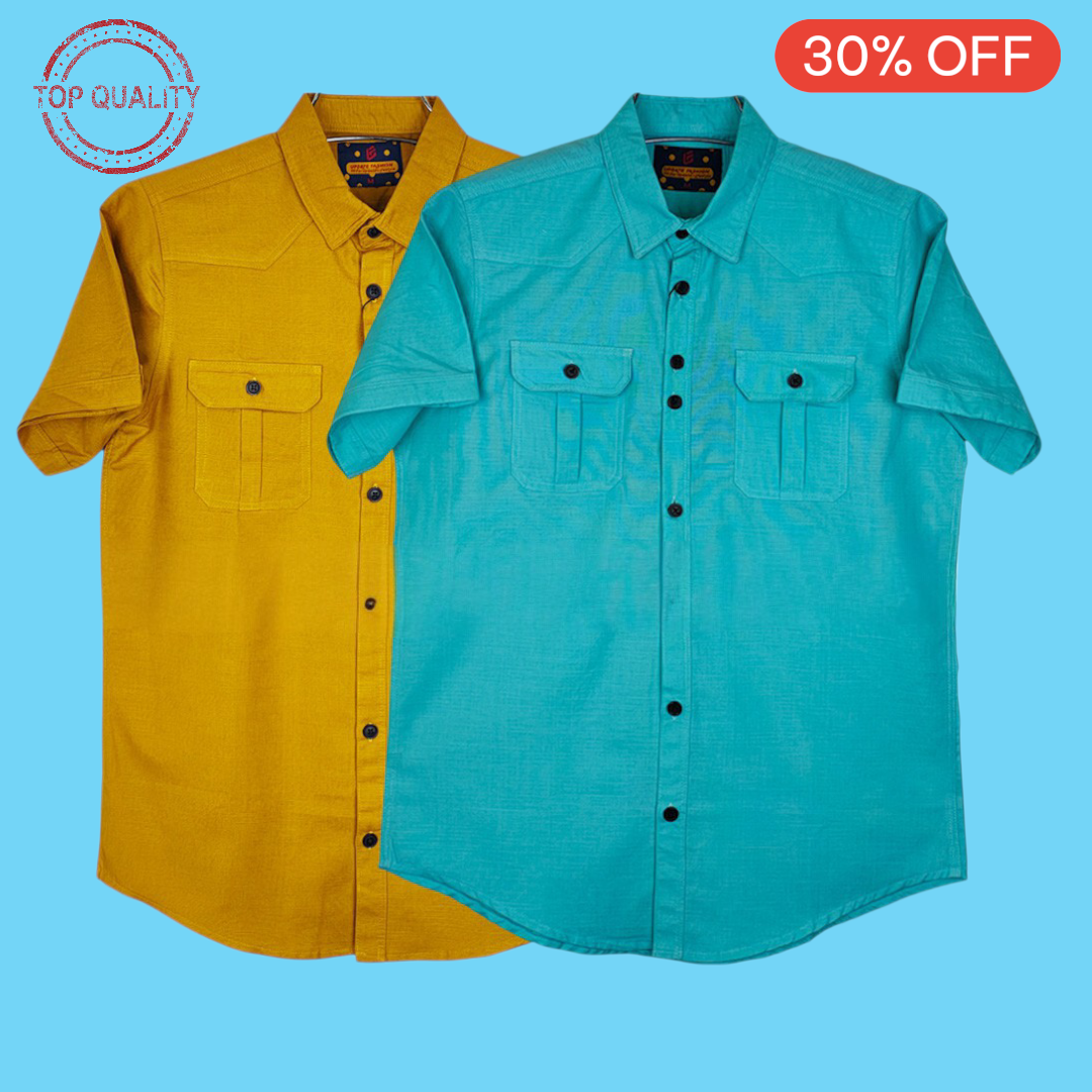 2 Pocket Half Sleeve Shirt