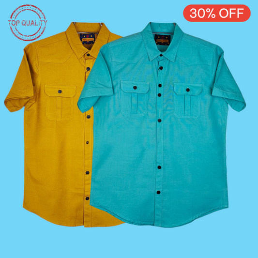 2 Pocket Half Sleeve Shirt