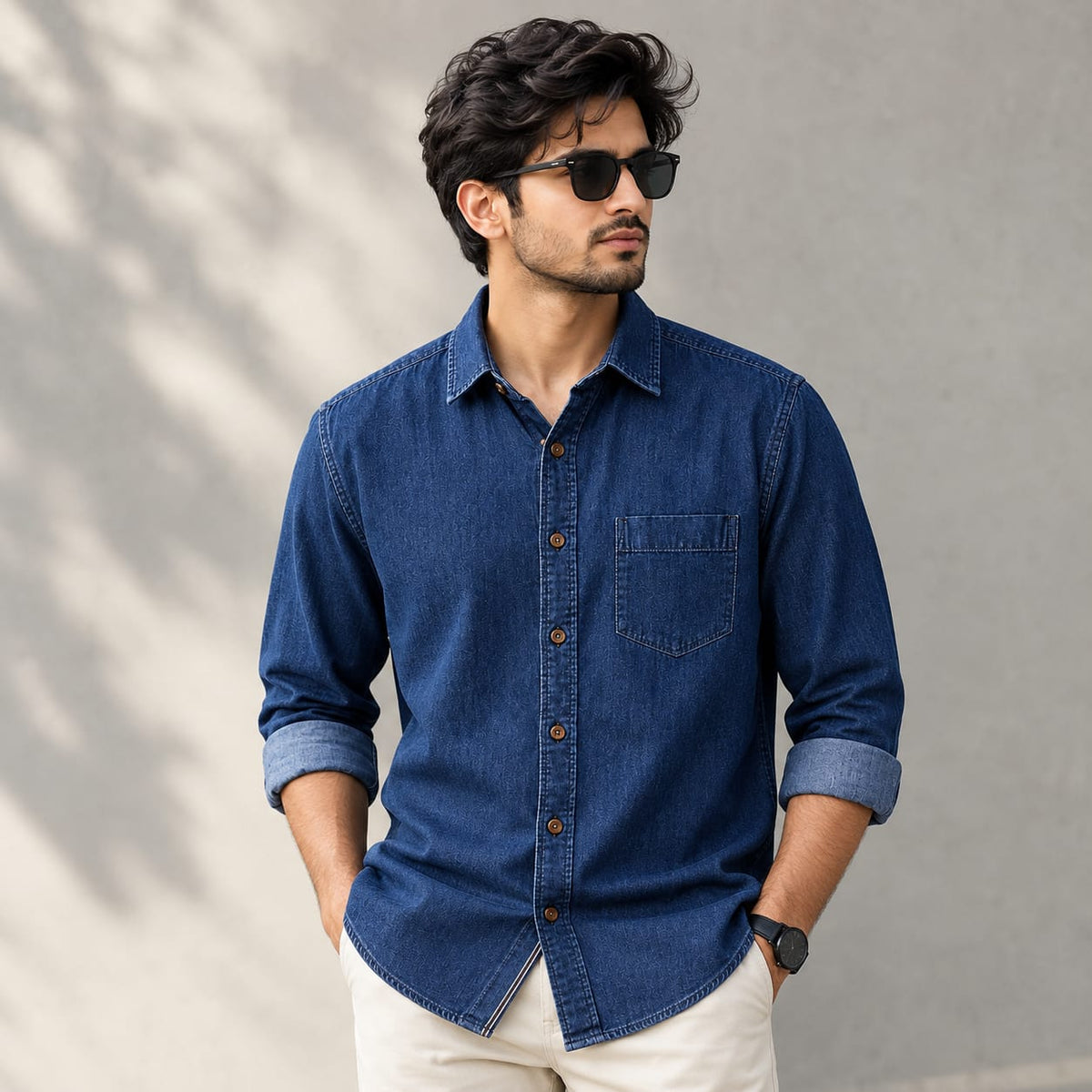 Wash Denim Shirt