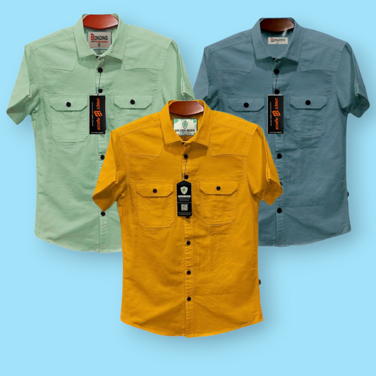 2 Pocket Half Sleeve Shirt
