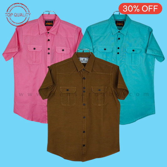 2 Pocket Half Sleeve Shirt