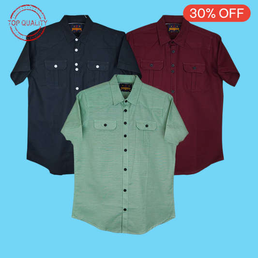 2 Pocket Half Sleeve Shirt