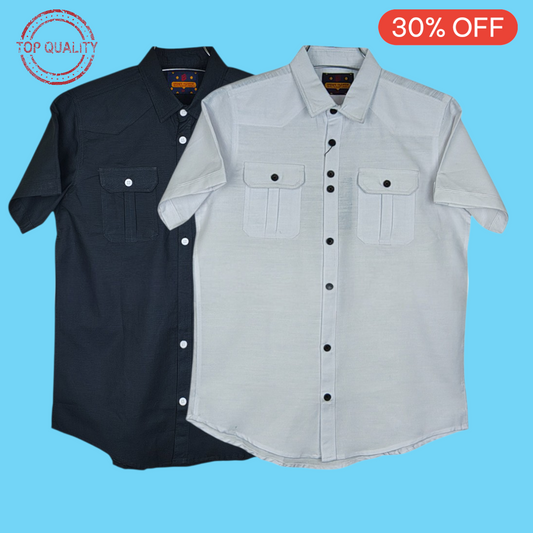 2 Pocket Half Sleeve Shirt