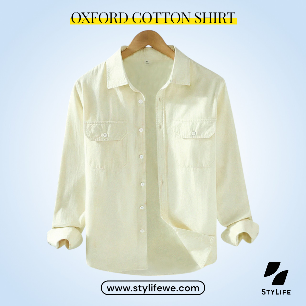 Oxford Cotton Full Sleeve Shirt